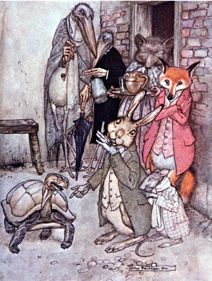 Illustration for The Trees and the Axe